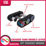 DIY Tank Chassis SN5000 – Sasis Robot Perayap 12V Bahan Aluminium Cocok untuk Arduino - Image 3