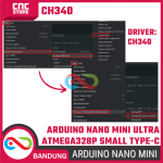 Arduino Nano Mini Ultra Supermini ATmega328P CH340 Type-C – Board Development Microcontroller - Image 5