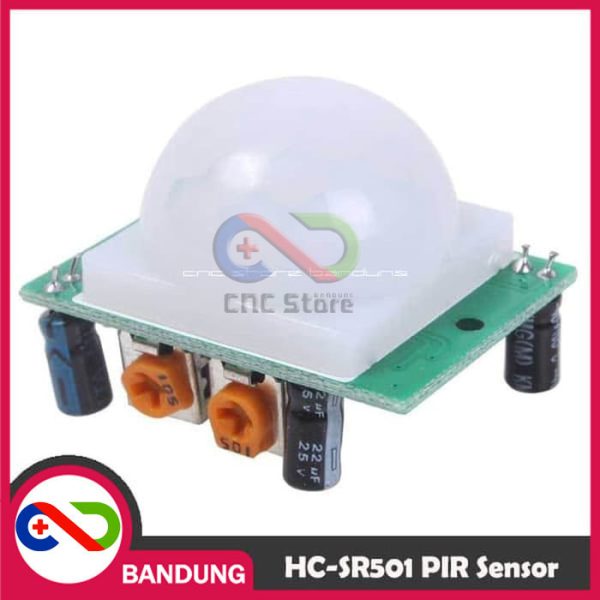 HC-SR501 PIR Motion Sensor Module | Pyroelectric Infra Red Sensor untuk Arduino, ESP32, DIY Elektronika & IoT