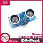 HC-SR04 Ultrasonic Distance Measuring Sensor | Transducer 3.3V 5V untuk Arduino, ESP32, DIY Elektronika & Proyek IoT