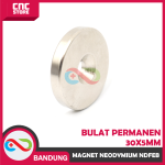 Magnet Neodymium NdFeB Bulat Lubang Permanen 30x5mm | Magnet Kuat Industri, Elektronika & Kerajinan DIY - Image 2