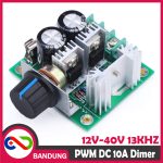 PWM DC 10A 400W 12V-40V | Speed Control Motor DC & LED Dimmer Strong Power Proyek DIY Elektronika - Image 2