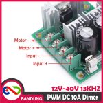 PWM DC 10A 400W 12V-40V | Speed Control Motor DC & LED Dimmer Strong Power Proyek DIY Elektronika - Image 4