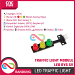 Modul LED Lampu Lalu Lintas Traffic Light 5V 8mm RYG – Kompatibel Arduino - Image 6