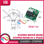 ULN2003 Driver Board + Stepper Motor 5V 4-Phase – Modul Driver Motor Arduino ESP32 Raspberry Pi - Image 2
