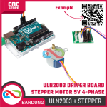 ULN2003 Driver Board + Stepper Motor 5V 4-Phase – Modul Driver Motor Arduino ESP32 Raspberry Pi - Image 9