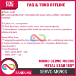 Micro Servo Tower Pro MG90S MG90 MG-9M0 G-90S Half Metal Gear 180 derajat – Servo Kecil untuk Proyek Elektronik - Image 7