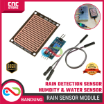 Raindrops Sensor Module – Rain & Humidity Detection Sensor Air Hujan untuk Arduino, ESP32, Raspberry Pi