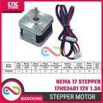NEMA 17 Stepper Motor 17HS3401 42-34mm 12V 1.3A + Kabel - Image 2