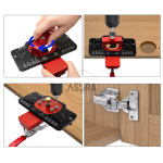 PORTABLE HINGE DRILL JIG ENGSEL SENDOK 35MM GUIDE ELITE WNEW - Image 4