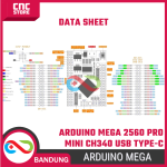 Arduino Mega 2560 Pro Mini – Board Development USB Type-C - Image 3