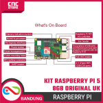 Raspberry Pi 5 8GB Original UK Paket Lengkap – Mini PC Development Board untuk IoT, Server, Robotik, dan Proyek Elektronik - Image 2
