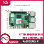 Raspberry Pi 5 8GB Original UK Paket Lengkap – Mini PC Development Board untuk IoT, Server, Robotik, dan Proyek Elektronik - Image 3