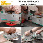NEW 3D PUSH BLOCK STICK TABLE SAW ROUTER GRIPPER SAFETY PRECISION WNEW - Image 7