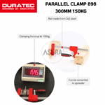 PARALLEL CLAMP 898 DURATEC 300MM 30CM 150KG - Image 5