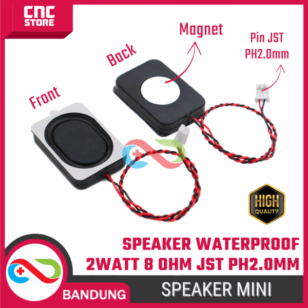 Small Speaker Waterproof 2W 8 Ohm – Speaker Mini 8R 2W Suara Jernih