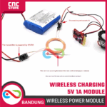 5V 1A Wireless Power Supply Module – Wireless Charging Transmitter & Receiver Circuit Board - Image 2