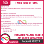 Miniatur Palang Kereta Api Case Only – Casing Simulasi Rail Crossing DIY untuk Servo SG90 / MG90 - Image 8