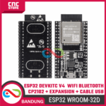 Paket Lengkap ESP32 DevKitC V4 WROOM-32D – WiFi Bluetooth IoT Development Board with USB Cable & Expansion Module - Image 4
