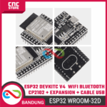 Paket Lengkap ESP32 DevKitC V4 WROOM-32D – WiFi Bluetooth IoT Development Board with USB Cable & Expansion Module - Image 5