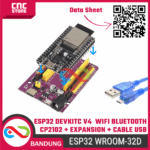 Paket Lengkap ESP32 DevKitC V4 WROOM-32D – WiFi Bluetooth IoT Development Board with USB Cable & Expansion Module - Image 6