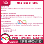 Paket Lengkap ESP32 DevKitC V4 WROOM-32D – WiFi Bluetooth IoT Development Board with USB Cable & Expansion Module - Image 7