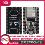 Paket Lengkap ESP32 DevKitC V4 WROOM-32U – WiFi Bluetooth IoT Development Board with USB Cable & Expansion Module - Image 4