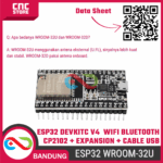Paket Lengkap ESP32 DevKitC V4 WROOM-32U – WiFi Bluetooth IoT Development Board with USB Cable & Expansion Module - Image 6