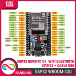 ESP32 DEVKITC V4 WROOM-32U WiFi Bluetooth Board with USB Cable – IoT Development Module - Image 3