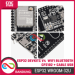 ESP32 DEVKITC V4 WROOM-32U WiFi Bluetooth Board with USB Cable – IoT Development Module - Image 5