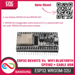 ESP32 DEVKITC V4 WROOM-32U WiFi Bluetooth Board with USB Cable – IoT Development Module - Image 6