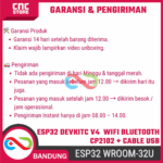 ESP32 DEVKITC V4 WROOM-32U WiFi Bluetooth Board with USB Cable – IoT Development Module - Image 8