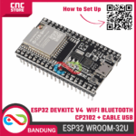 ESP32 DEVKITC V4 WROOM-32U WiFi Bluetooth Board with USB Cable – IoT Development Module - Image 9