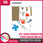DIY Generator Angin Mini – Kit Pembangkit Listrik Tenaga Angin Mainan Edukasi untuk Belajar & Proyek - Image 3