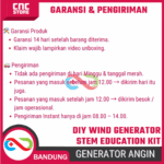 DIY Generator Angin Mini – Kit Pembangkit Listrik Tenaga Angin Mainan Edukasi untuk Belajar & Proyek - Image 6