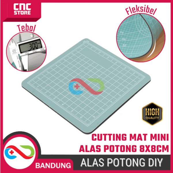 Cutting Mat Mini 8cm – Alas Potong Serbaguna untuk Kerajinan & DIY