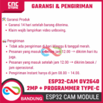 ESP32-CAM OV2640 2MP – Modul ESP32S WiFi Bluetooth BLE 4.0 32bit + Programmer USB Type-C - Image 8