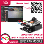 ESP32-CAM OV2640 2MP – Modul ESP32S WiFi Bluetooth BLE 4.0 32bit + Programmer USB Type-C - Image 9