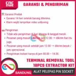 Alat Pelepas Pin Pembuka Pin Socket Terminal Removal Tools Pin Socket Extractor Kit 18PCS - DC10TZ - EAFC - Image 7