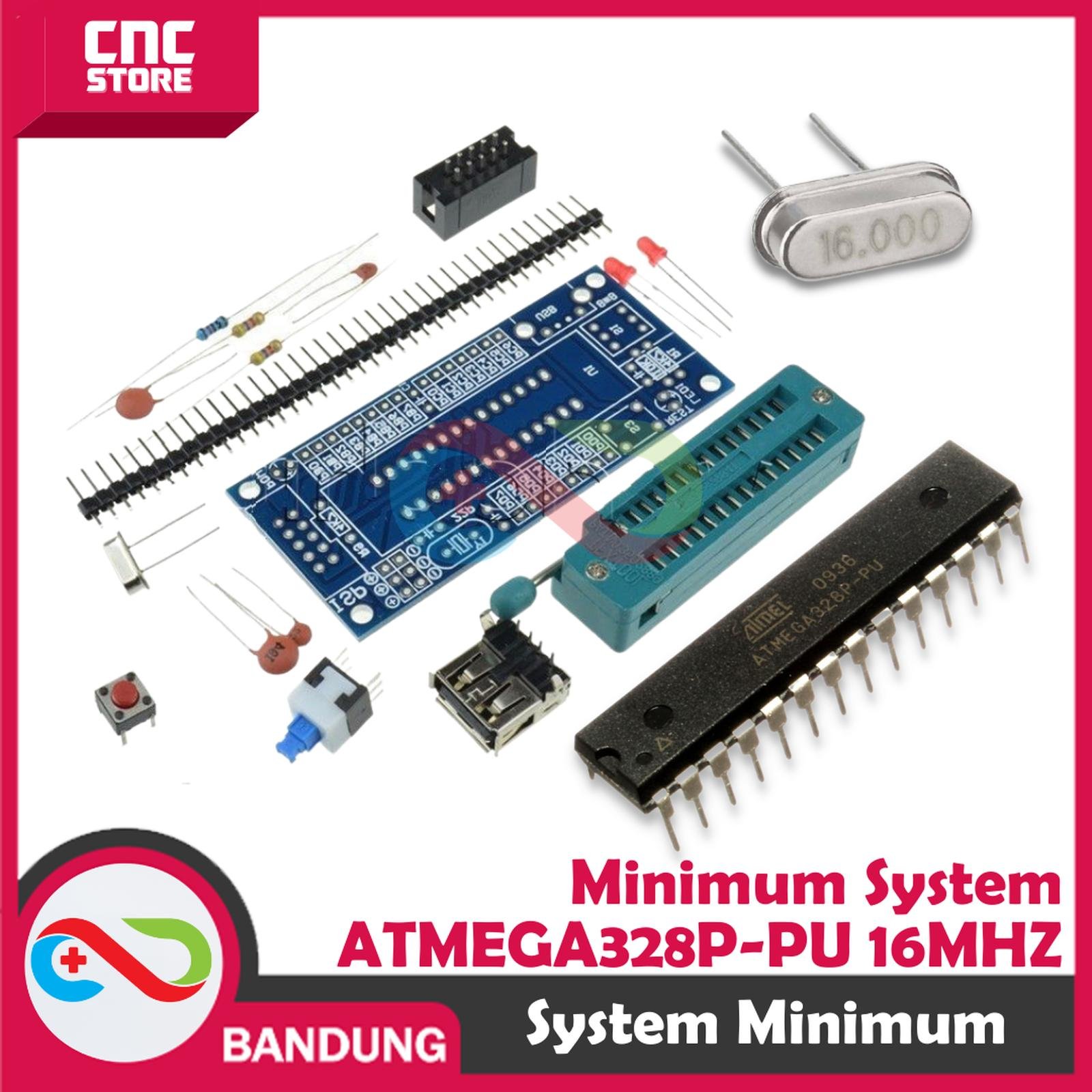 083112cd-6bf7-40ab-9033-6aa49998fccc.pngtplv-aphluv4xwc-white-pad-v116001600.jpeg PAKET LENGKAP SISMIN MINSYS MINIMUM SYSTEM ATMEGA328P-PU 16MHZ AVR - Gambar 1