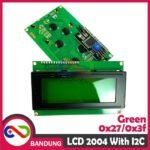 LCD Character 20X4 2004 5V Green Hjau Backlight Module + I2C Module – Layar penampil informasi