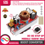 Module Step Up 30A 1500W – Boost Converter DC 10–60V to 12–80V High Power Converter