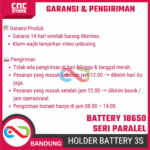 Holder Baterai 18650 3 Slot – Tempat Baterai Li-ion 3S Seri atau Paralel untuk Proyek Elektronika - Image 8