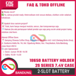 Kotak Baterai 18650 2 Slot 2S 7.4V – Tempat Baterai Li-ion Seri untuk Proyek Elektronika DIY - Image 7