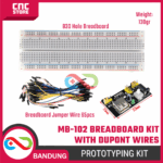 MB-102 Prototyping Kit – Breadboard + Dupont Line untuk Project Percobaan Elektronik - Gambar 2