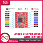 A4988 Driver Stepper Motor dengan Heatsink – Modul Pengendali Motor Stepper untuk CNC & 3D Printer - Gambar 4