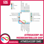 IC ATmega 328P-AU SMD – Chip Mikrokontroler ATmega328P untuk Komponen Pendukung Proyek Elektronik - Gambar 3