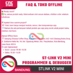 ST-LINK V2 USB Programmer Downloader untuk STM8 STM32 – Modul Debugger & Downloader Firmware - Image 6