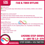 DC-DC Step Down LM2596 Adjustable 4–40V to 1.3–37V + LED Voltmeter Module - Gambar 6