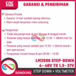 DC-DC Step Down LM2596 Adjustable 4–40V to 1.3–37V + LED Voltmeter Module - Gambar 7